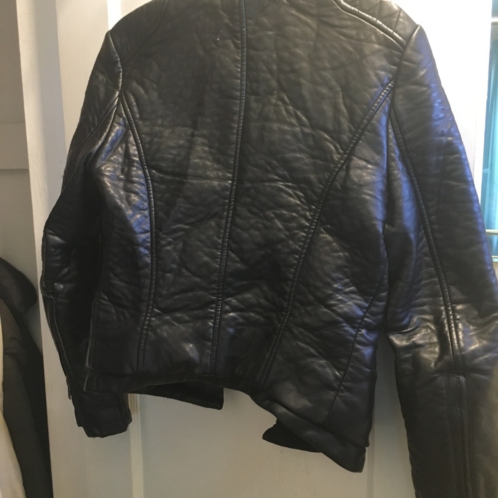 Zara Basic Motorcycle Jacket - image 3
